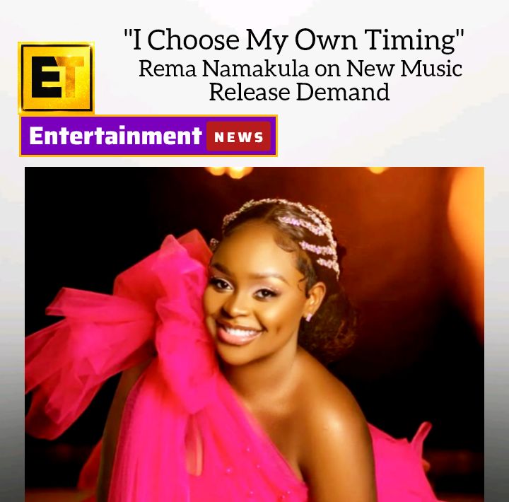 I Choose My Own Timing - Rema Namakula on New Music Release Demand